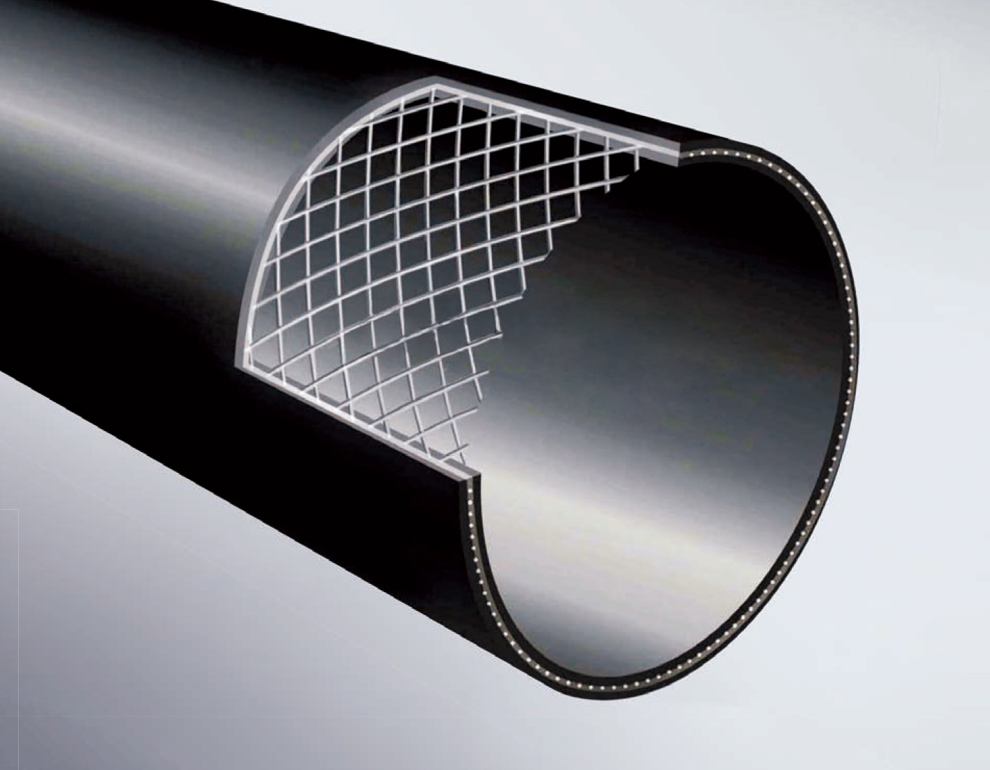 SSPE煤矿井下瓦斯抽放用 钢丝网骨架聚乙烯复合管